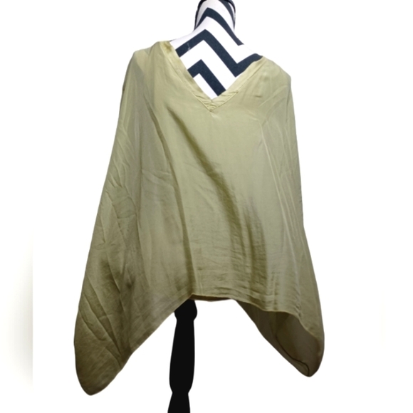 Sofia Made in Italy Artsy 100% Silk Boho Blouse - Picture 2 of 15